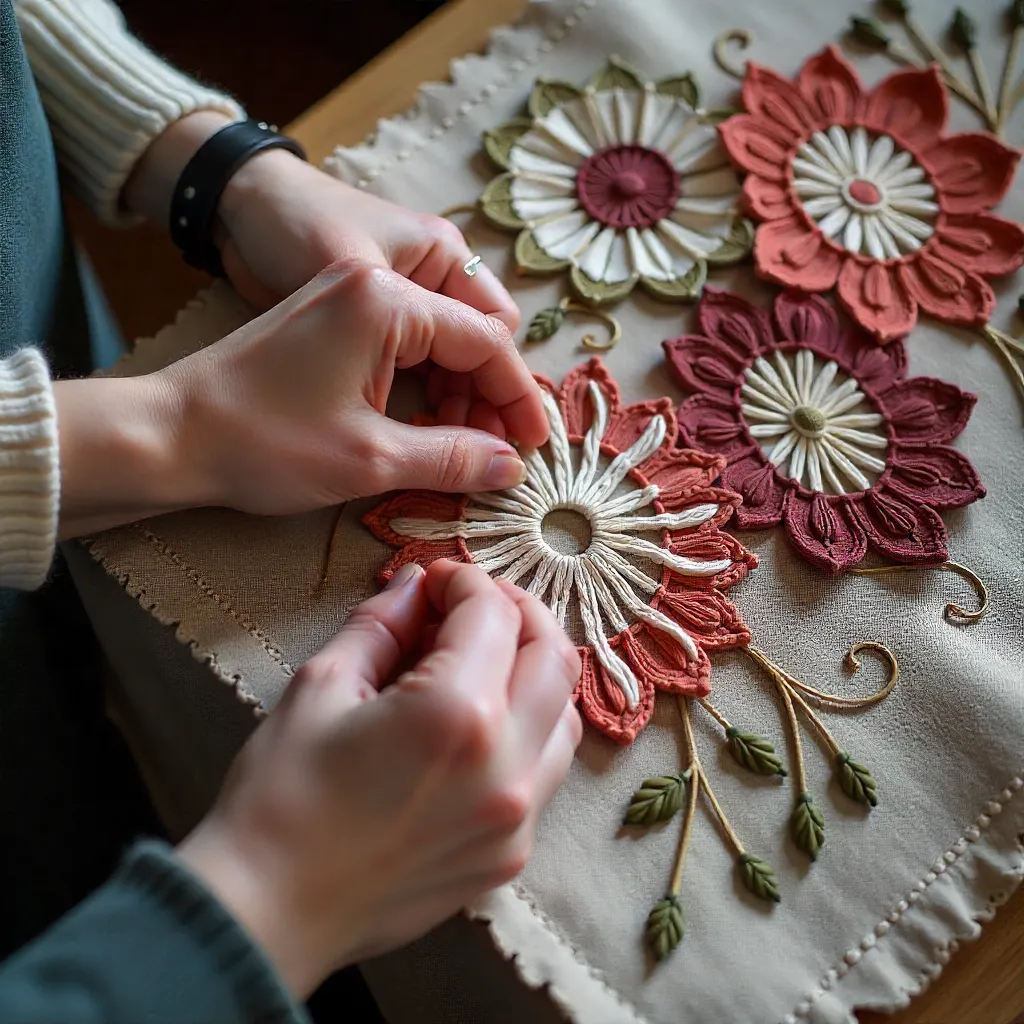 Traditional Dutch lace work